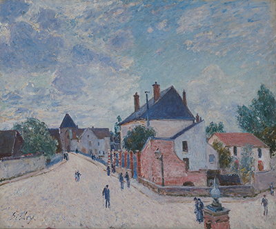 Street in Moret Alfred Sisley